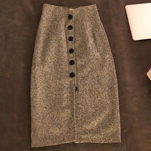 Wool skirt