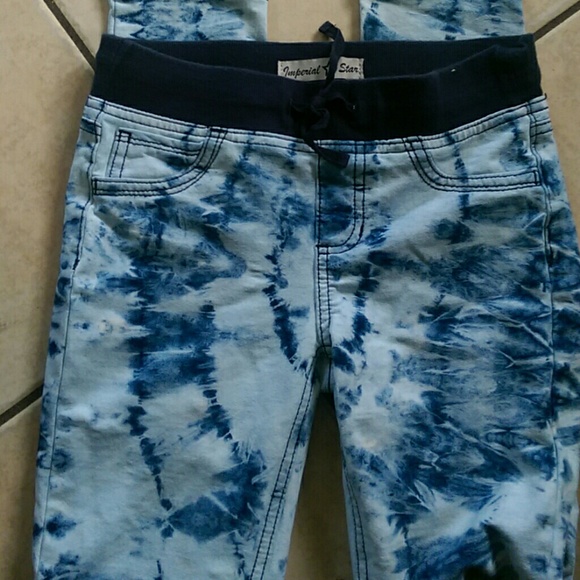 Tie dye jeaggings from Macy's size 12