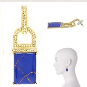 1 hour sale Rachel Zoe Lapis Square Drop Earring