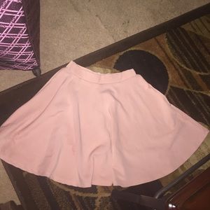 Powder pink skater skirt