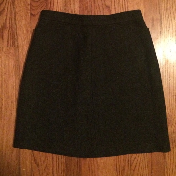 Wool GAP Skirt in Charcoal