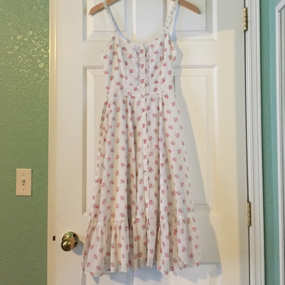 Vintage 1970's early 1980's prairie dress