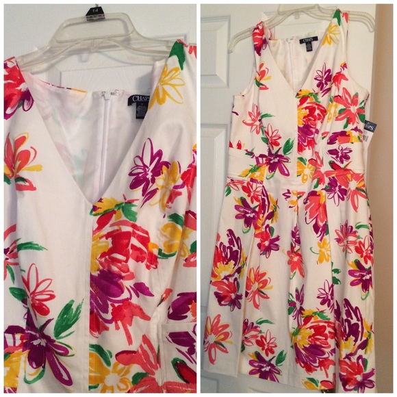 🚚MOVING SALE🚚 ⚓️HP⚓️ NWT Chaps floral dress - Picture 2 of 4