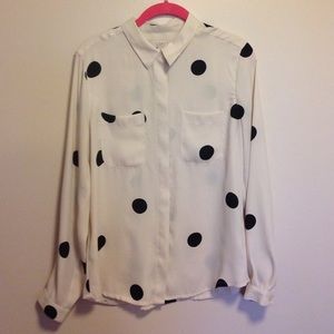 Loft Polka Dot Shirt
