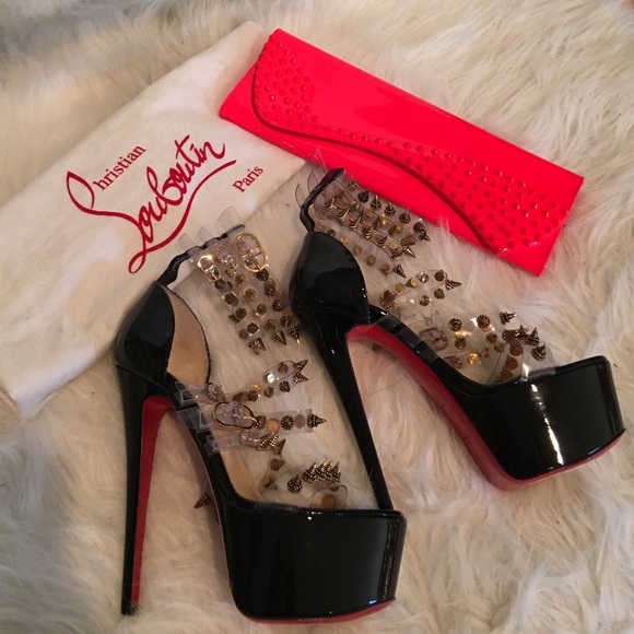 Christian Louboutin Handbags - $995 CHRISTIAN LOUBOUTIN SPIKE CLUTCH