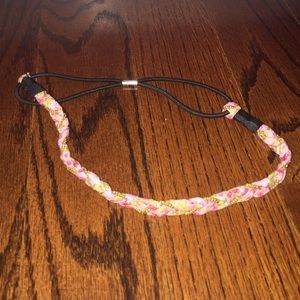 Braided Pink Headband