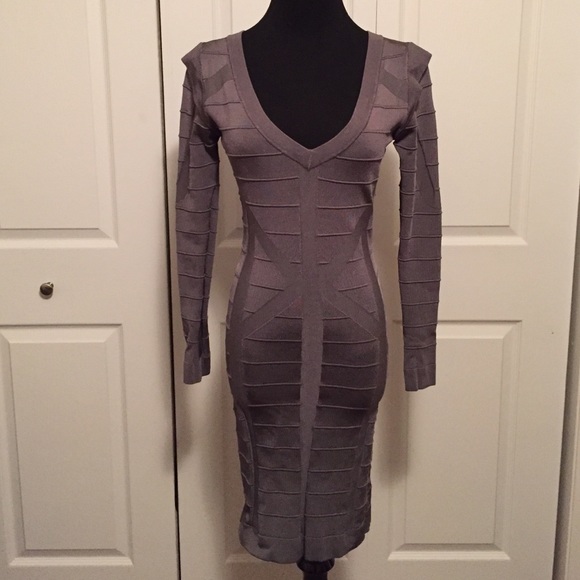 Bebe Kardashians long sleeve dress