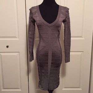 Bebe Kardashians long sleeve dress