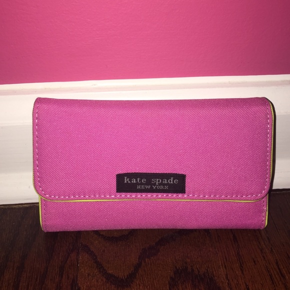 Pink Kate spade wallet