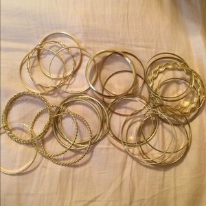 30 Gold Bangles