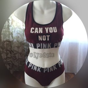 NEW PINK BRA AND PANTY SET