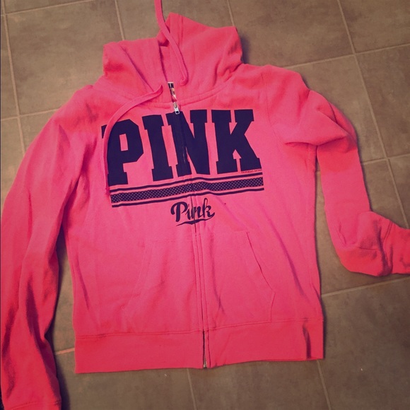 VS pink zip up