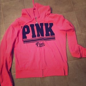 VS pink zip up