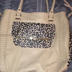 Tan Leopard handbag