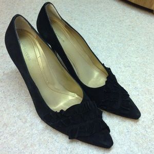 Ann Taylor suede heels, size 8 1/2