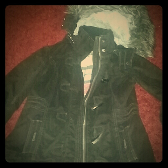 Heavy gently loved winter coat