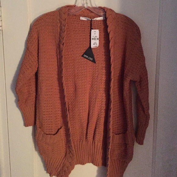 Caramel knit LF sweater