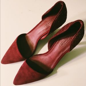 Coach genuine leather heels