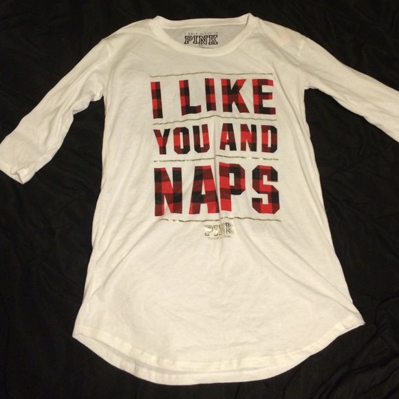 Bnwt Victoria's Secret pink sleep tee