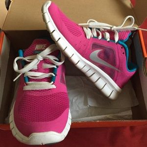 Pink Nike Free Run 3