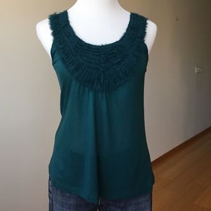 Super soft teal top with beautiful neck line