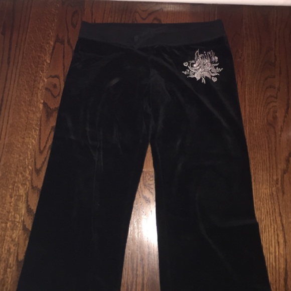 Juicy couture velvet track pants