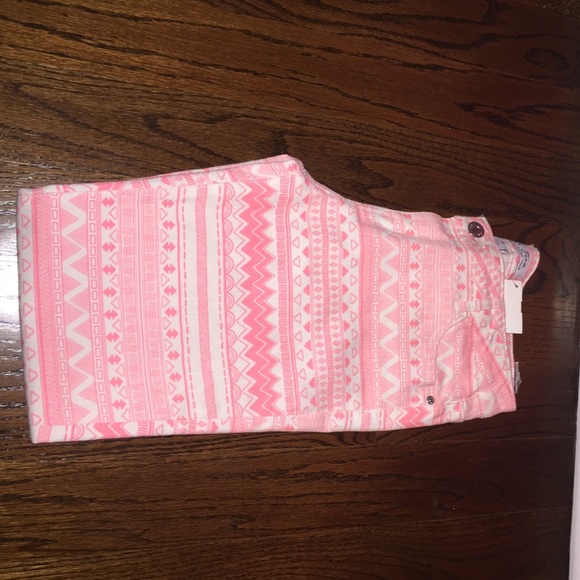 Pink Tribal Patterned Pants