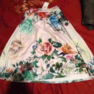 Floral skirt