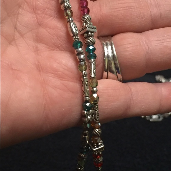 Brighton colored stone bracelets.