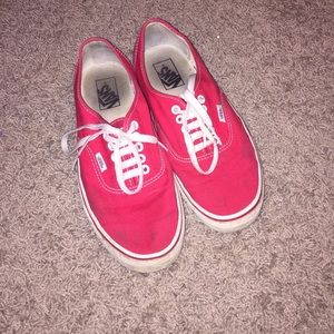 Red Vans