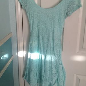 A&F light blue skater dress