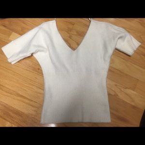A/X white sweater