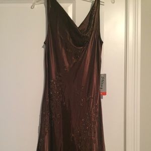 Beautiful Beaded Evening Gown Size 16