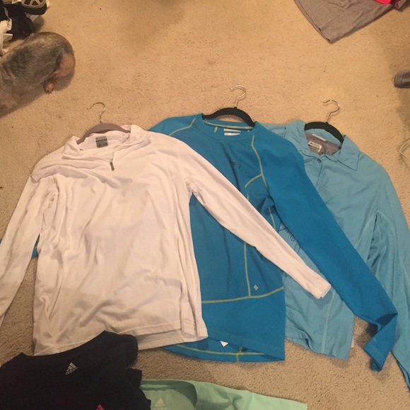 3 Columbia Long sleeves