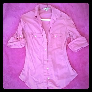 🌹NWOT JAMES PERSE Pink Button Down Blouse