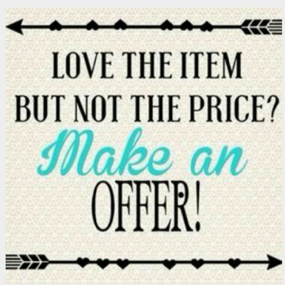 Feel free to make me an offer ☺