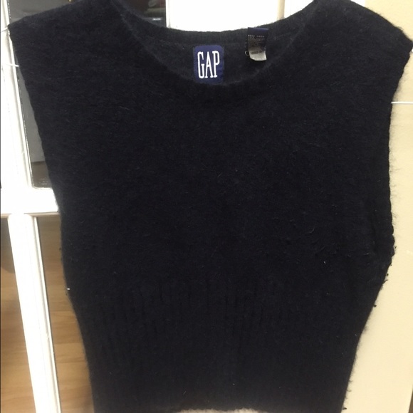 Gap angora rabbit hair vest