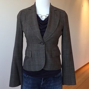 Anne Taylor purple tweed brazer