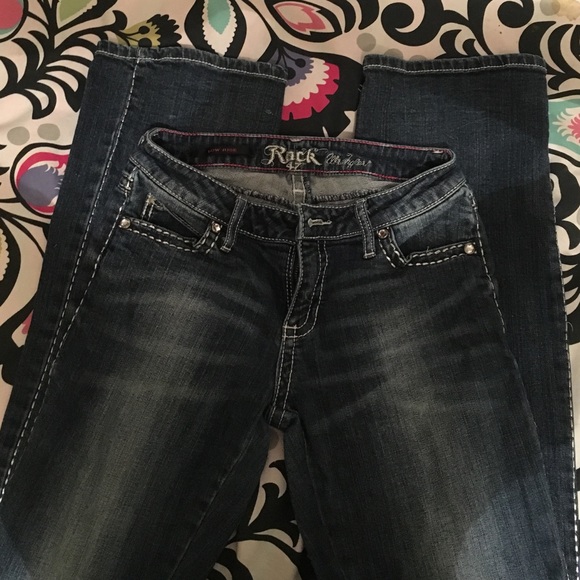 ROCK 47 WRANGLER BOOTCUT JEANS😍