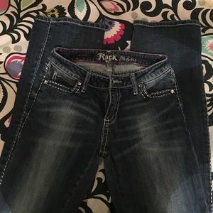 ROCK 47 WRANGLER BOOTCUT JEANS😍