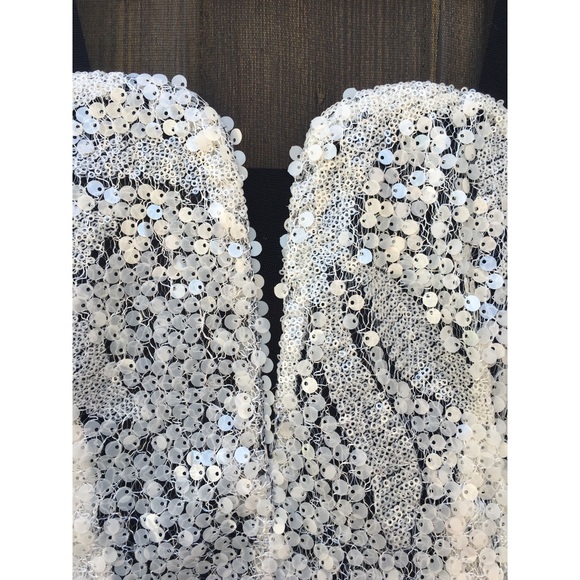 Edgy Black Mini Dress - Picture 3 of 4