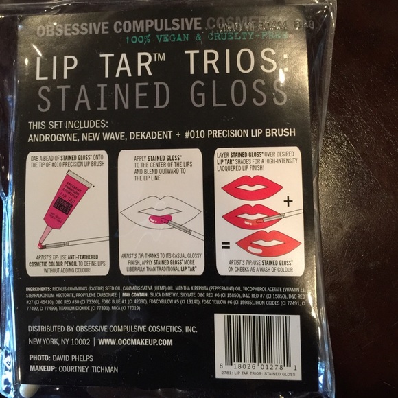 Obsessive compulsive cosmetics lip tar trio - Picture 2 of 2