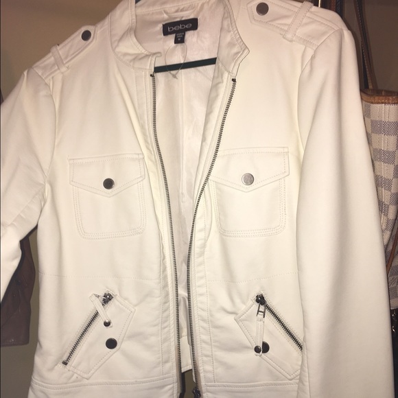 Bebe leather jacket