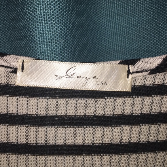 Striped High-Low Dress - Picture 3 of 3