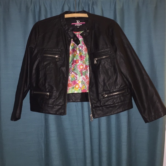 Crop Leather Jacket