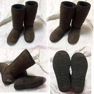 UGG Boots Tall Classic Chocolate