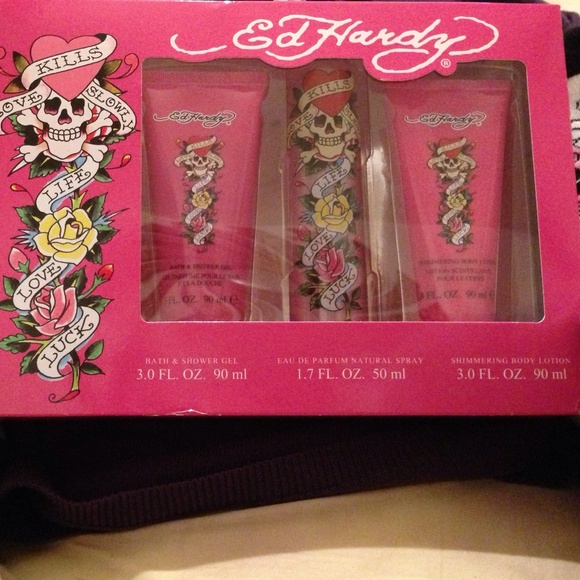 Ed hardy perfume set!