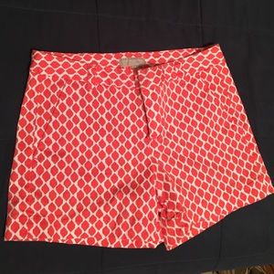 Banana Republic patterned shorts, size 4