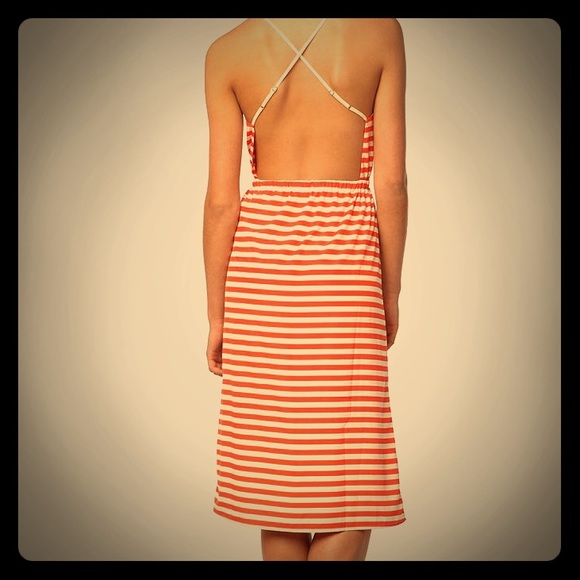 Urban Outfitters Striped Midi Dress