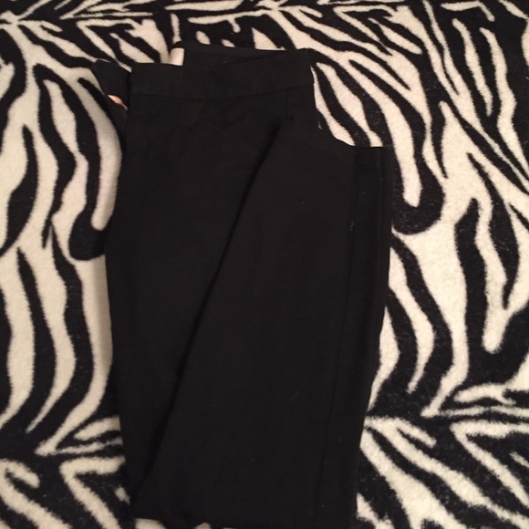 Black slacks